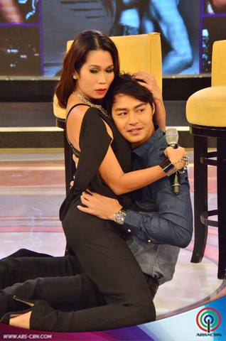 LOOK: Zanjoe with his Illegal Wife Pokwang on GGV